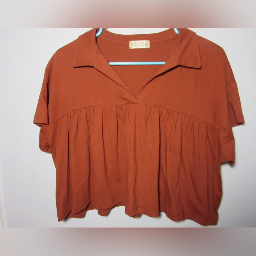Altar'd State Terracotta Blouse
